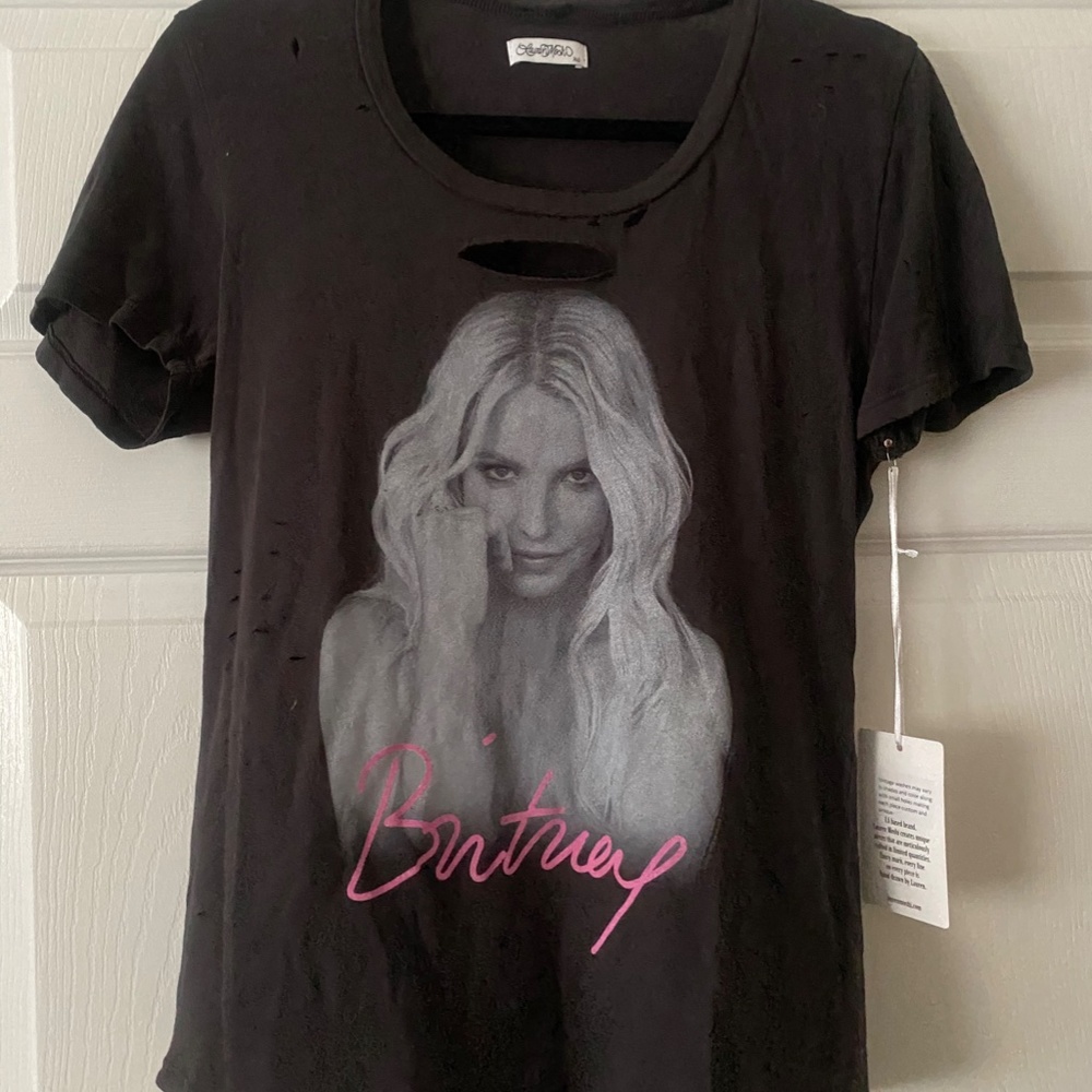 LAUREN MOSHI : BRITNEY GRPHIC TEE T SHIRT